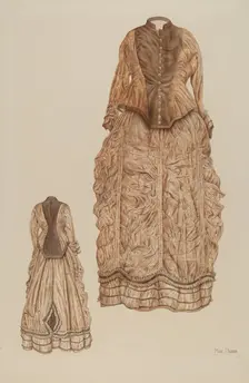 Wedding Dress, c. 1941. Creator: Max Unger