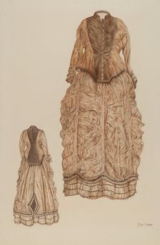 Wedding Dress, c. 1941. Creator: Max Unger
