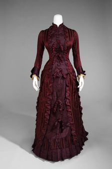 Wedding ensemble, American, 1878. Creator: Unknown