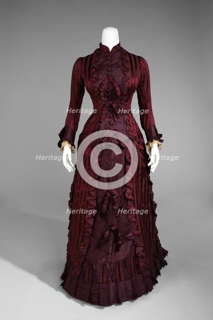 Wedding ensemble, American, 1878. Creator: Unknown.