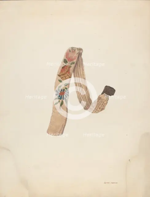 Wedding Garter, c. 1938. Creator: Syrena Swanson.