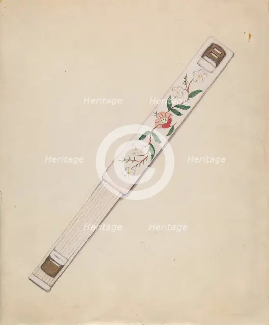 Wedding Garters, c. 1936. Creator: Ella Josephine Sterling.