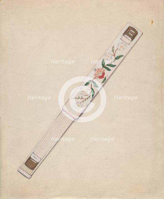 Wedding Garters, c. 1936. Creator: Ella Josephine Sterling.
