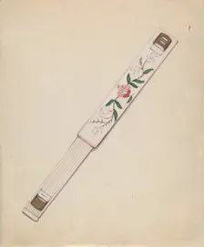 Wedding Garters, c. 1936. Creator: Ella Josephine Sterling