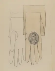 Wedding Gloves, 1935/1942. Creator: Jessie M. Benge