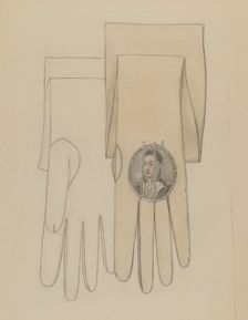 Wedding Gloves, 1935/1942. Creator: Jessie M. Benge