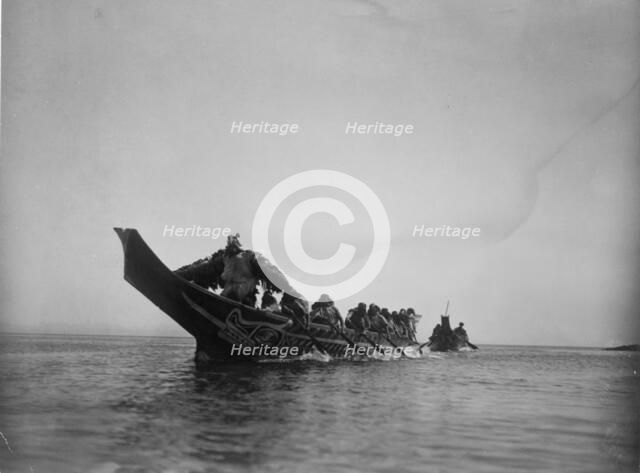 Wedding guests, c1914. Creator: Edward Sheriff Curtis.