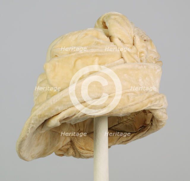 Wedding hat, American, 1887. Creator: Unknown.