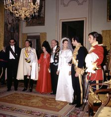 Wedding of Alfonso Borbón Dampierre (1936-1989) with Maria del Carmen Martinez-Bordiu in 1972