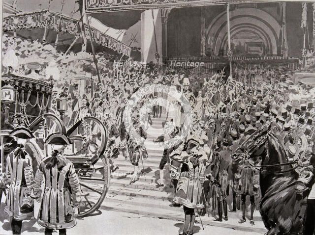 Wedding of Alfonso XIII, King of Spain. (1886-1941) with Victoria Eugenia of Battenberg in the Ch…