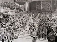 Wedding of Alfonso XIII, King of Spain. (1886-1941) with Victoria Eugenia of Battenberg in the Ch…