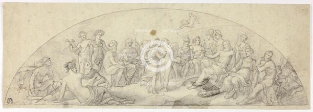 Wedding of Cupid and Psyche on Mount Olympus, c. 1850. Creator: Unknown.