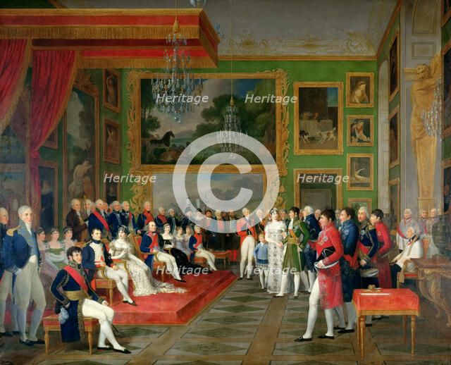 Wedding of Prince Eugène de Beauharnais and Princess Augusta of Bavaria, January 13, 1806. Artist: Ménageot, François-Guillaume (1744-1816)