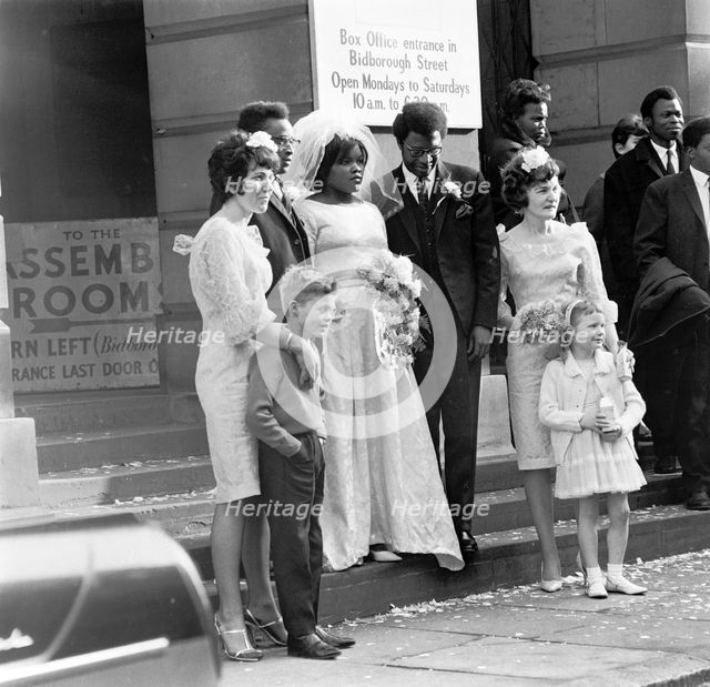 Wedding party, Camden, London, 1969. Creator: Henry Grant.