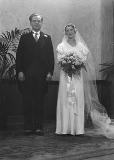 Wedding, possibly of an Elizabeth Duncan dancer, between 1911 and 1942. Creator: Arnold Genthe