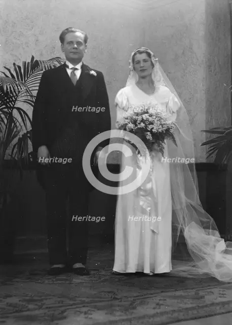 Wedding, possibly of an Elizabeth Duncan dancer, between 1911 and 1942. Creator: Arnold Genthe.