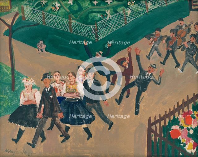 Wedding Procession, 1935. Creator: Cyprian Majernik.