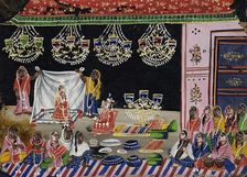 Wedding Procession: Bride Under a Canopy, c1800. Creator: Unknown