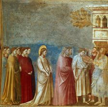 Wedding Procession (From the cycles of The Life of the Blessed Virgin Mary), 1304-1306. Creator: Giotto di Bondone (1266-1377)