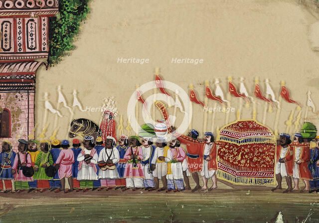 Wedding Procession: Groom on a Horse, c1800. Creator: Unknown.