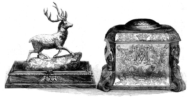 Wedding presents to Her Royal Highness Princess Alice..., 1862. Creator: Unknown.