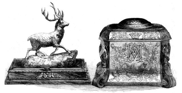 Wedding presents to Her Royal Highness Princess Alice..., 1862. Creator: Unknown.