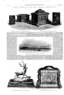 Wedding presents to Her Royal Highness Princess Alice, 1862. Creator: Unknown
