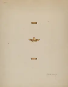 Wedding Ring, c. 1937. Creator: Bertha Semple