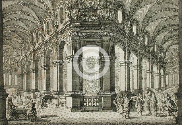 Wedding Sacraments Witnessed by Angels, 18th century. Creator: Unknown.