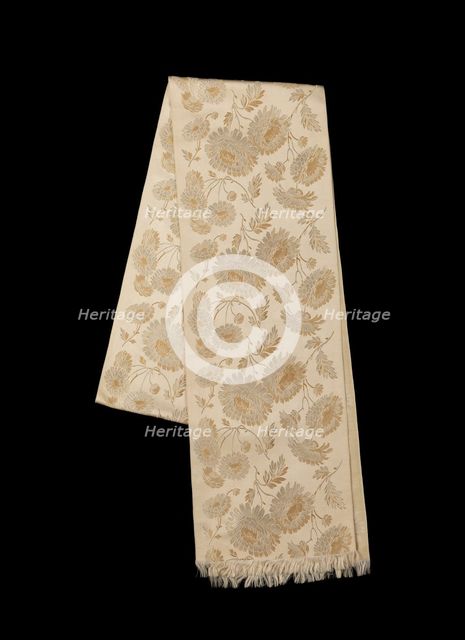 Wedding sash, American, 1883. Creator: Unknown.