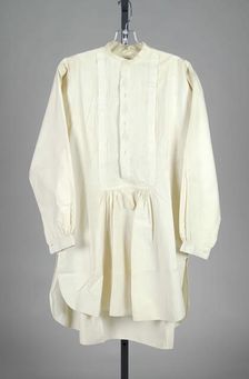 Wedding shirt, American, 1863. Creator: Unknown