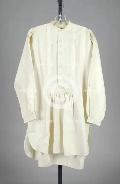 Wedding shirt, American, 1863. Creator: Unknown.