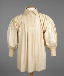 Wedding shirt, Spanish, 1830-70. Creator: Unknown