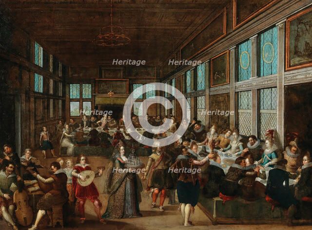 Wedding society, 1605. Creator: Caullery, Louis, de (ca 1580-1621).