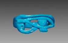 Wedjat-Eye Ring, 1350-1296 BC. Creator: Unknown