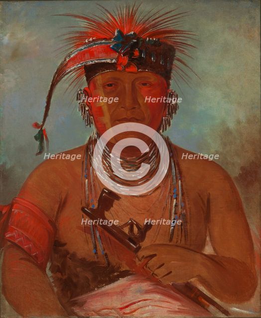Wée-ke-rú-law, He Who Exchanges, 1832. Creator: George Catlin.