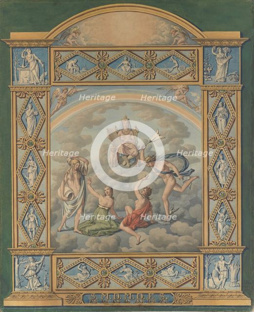 Weekly Calendar, 1822. Creator: Joseph Anton Koch.