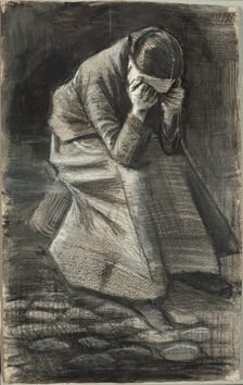 Weeping Woman, 1883. Creator: Vincent van Gogh