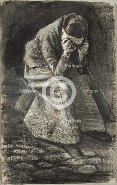 Weeping Woman, 1883. Creator: Vincent van Gogh.