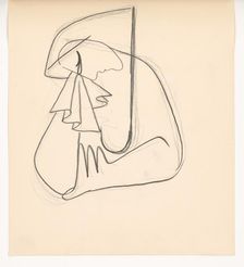 Weeping woman, 1938. Creator: Mikulas Galanda