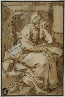 Weeping penitent. Creator: Abraham Bloemaert