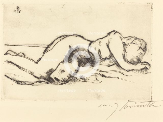 Weiblicher Akt (Female Nude), 1916. Creator: Lovis Corinth.
