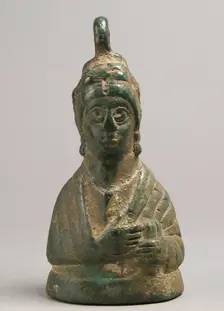 Weight in the Shape of a Byzantine Empress, Byzantine, 5th century. Creator: Unknown