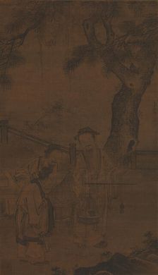 Weighing Books, early 16th century. Creator: Xu Guo
