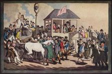 Weighing c1789. Artist: Thomas Rowlandson