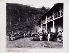 Weighing tea, Bengal, c1920. Creator: Bourne & Shepherd