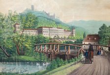 Weilburg Castle near Baden, Mid of the 19th cen.. Creator: Anonymous