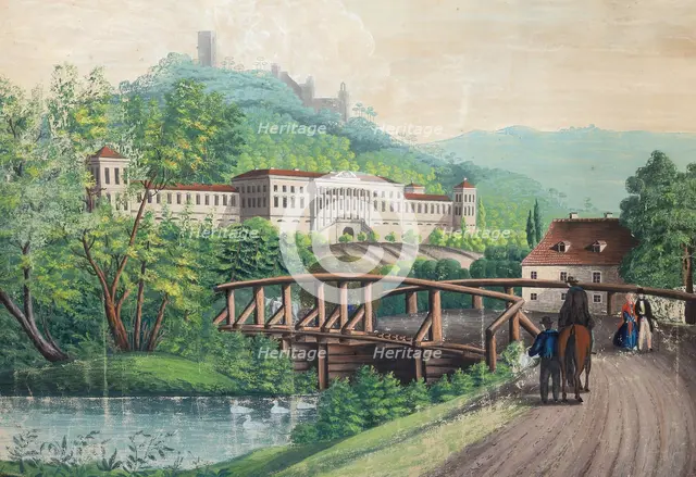 Weilburg Castle near Baden, Mid of the 19th cen.. Creator: Anonymous.