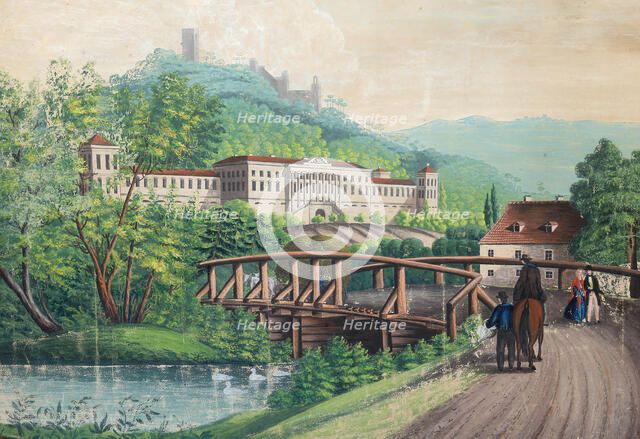 Weilburg Castle near Baden, Mid of the 19th cen.. Creator: Anonymous.