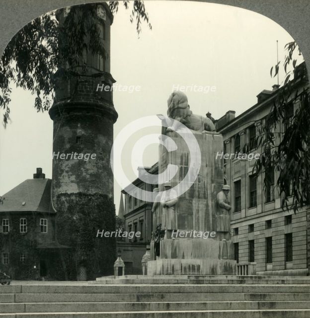'Weimar,Germany, the Home of Goethe and Where Schiller Ended His Days - The War Memorial', c1930s. Creator: Unknown.